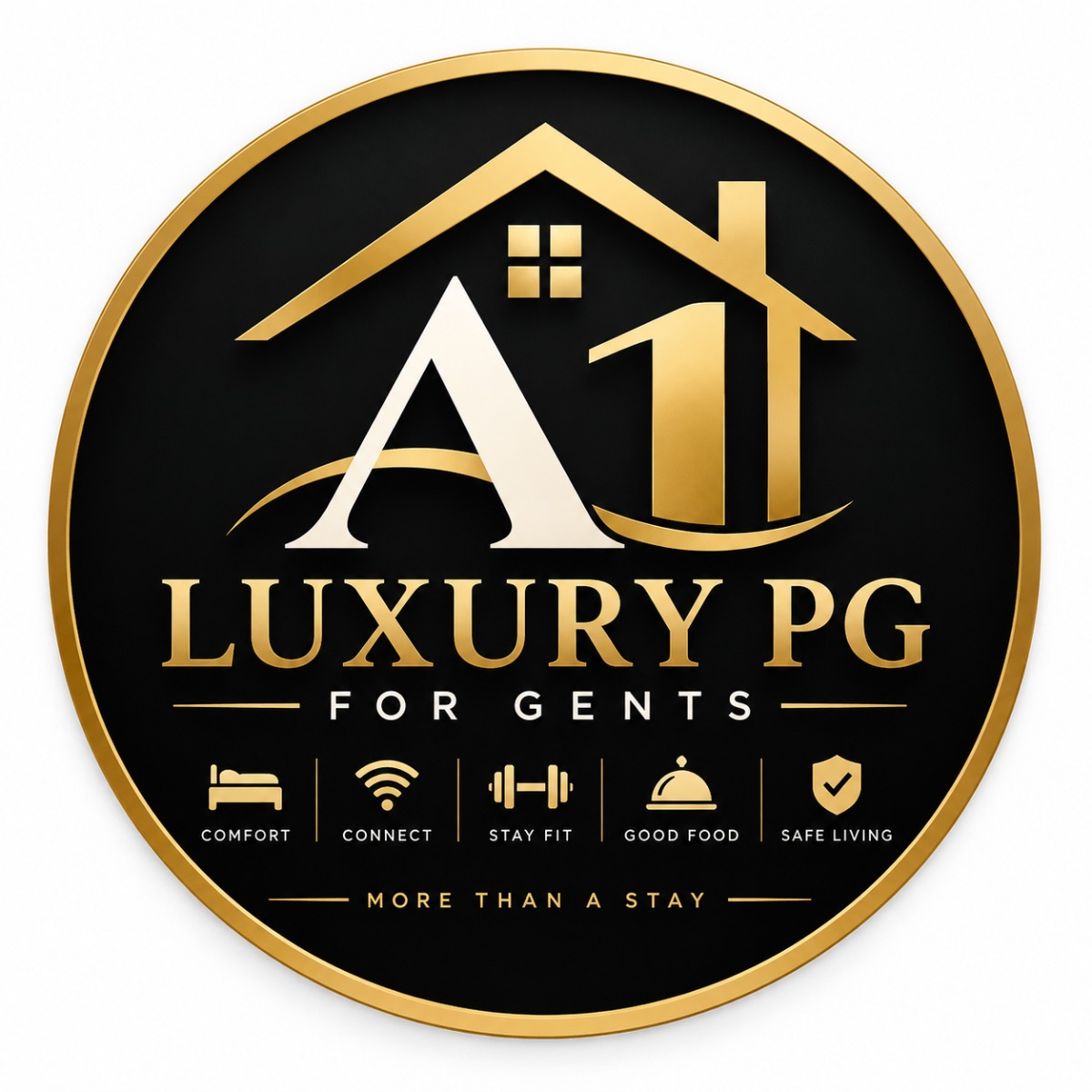A1 LUXURY PG FOR GENTS logo